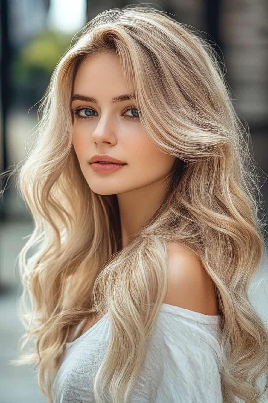 Young Woman with Blonde Hair