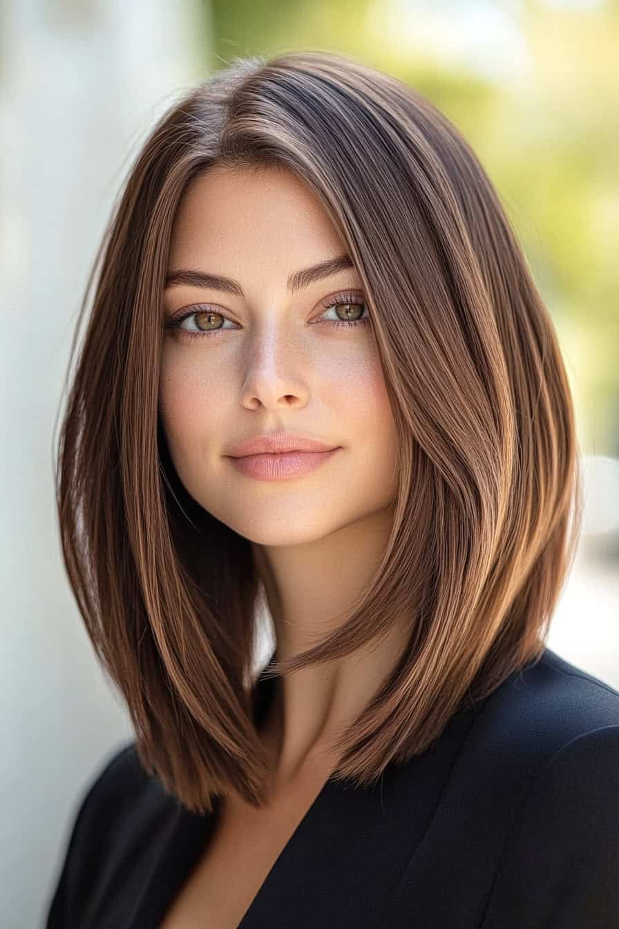 Young Woman with Brown Hair