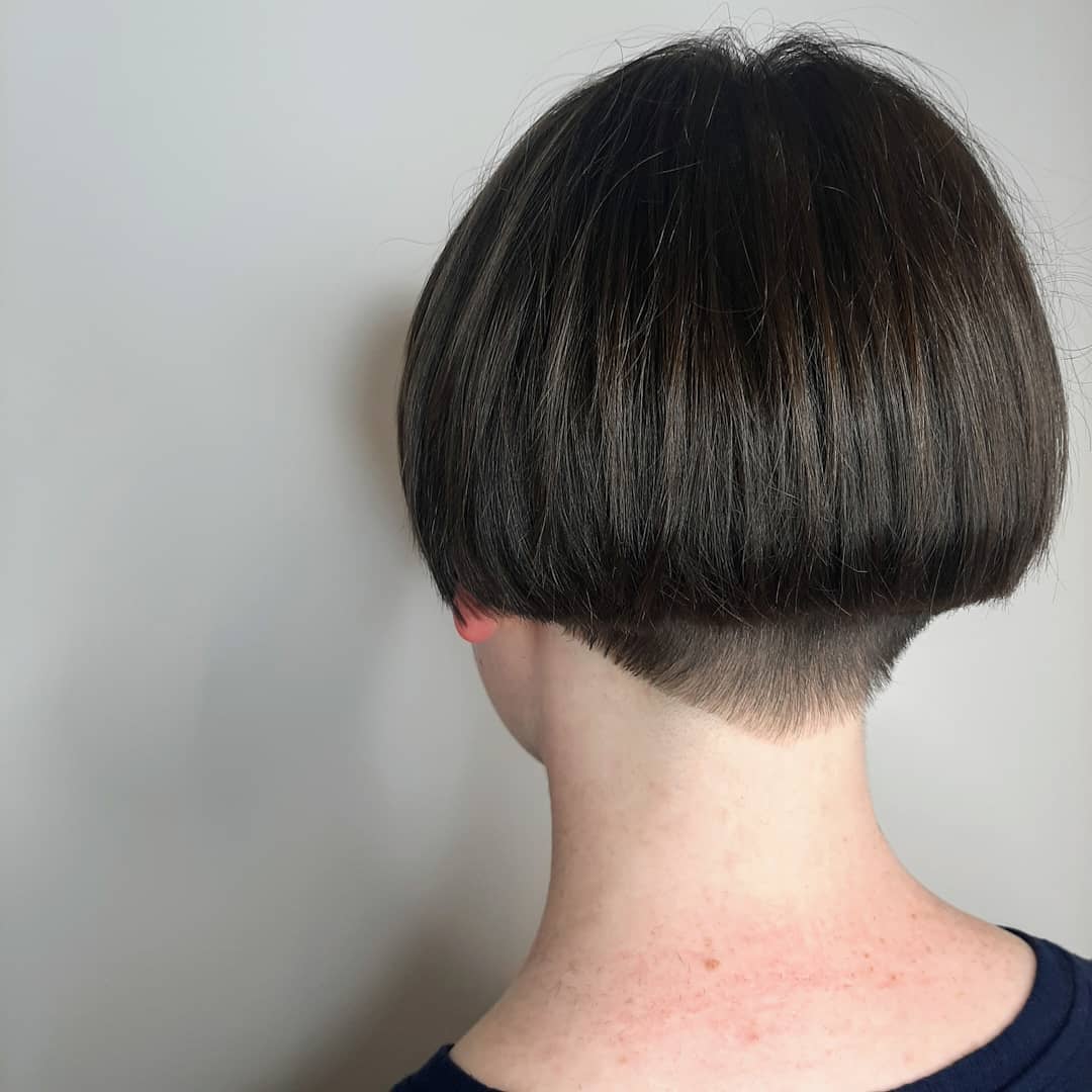 Bob with an undercut