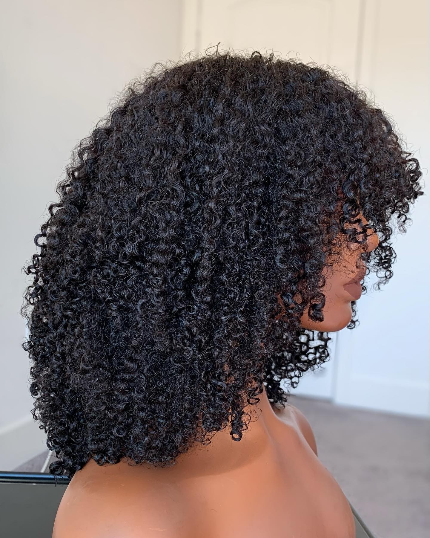 Tight Curls Black Hair Deva Cut