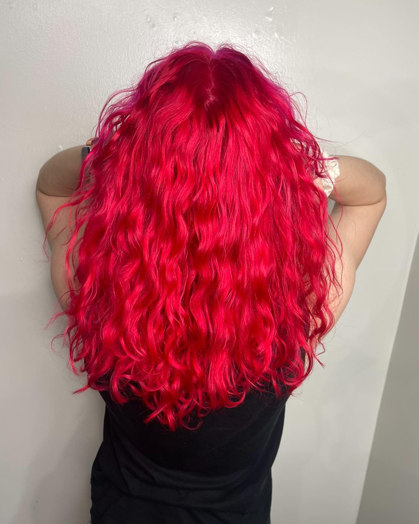Bright Red Deva Hair