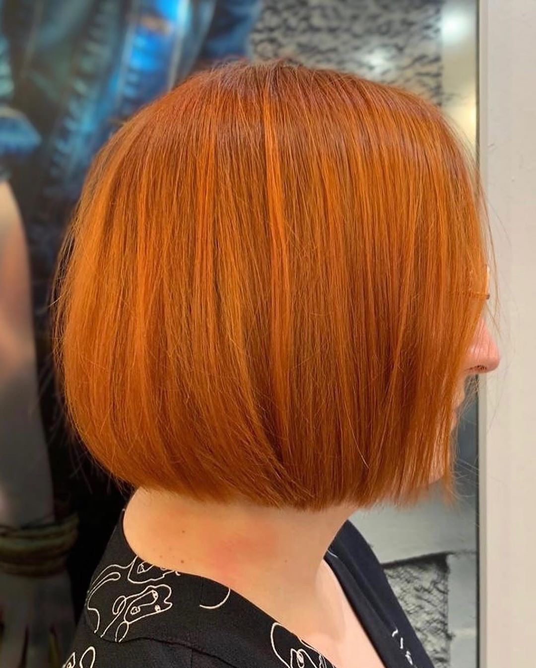 Orange short hair