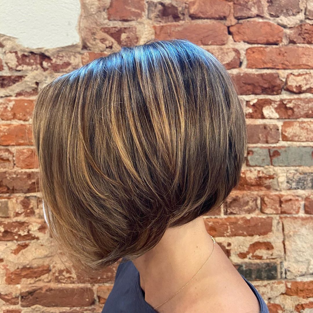 Asymmetrical bob