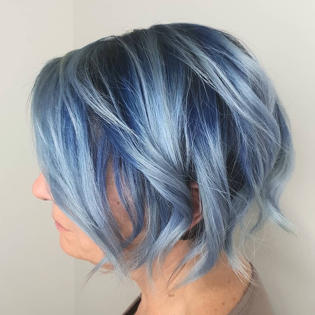 Icy-toned bob