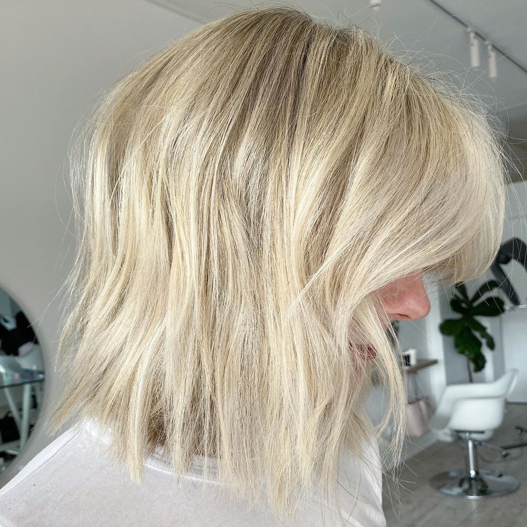 Short hair with bangs