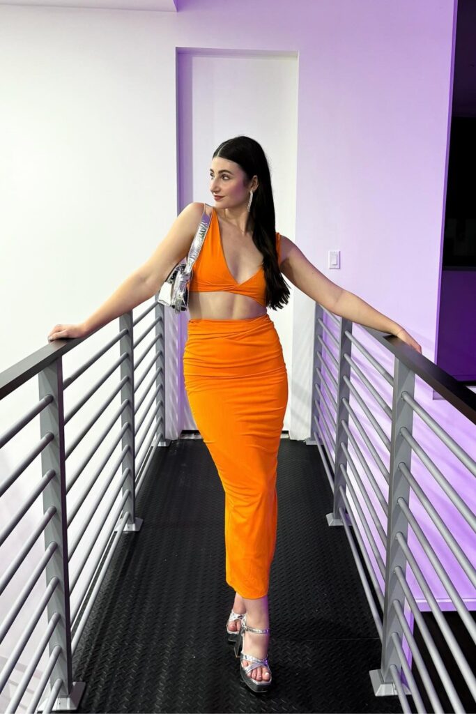 Crop Top and Maxi Skirt