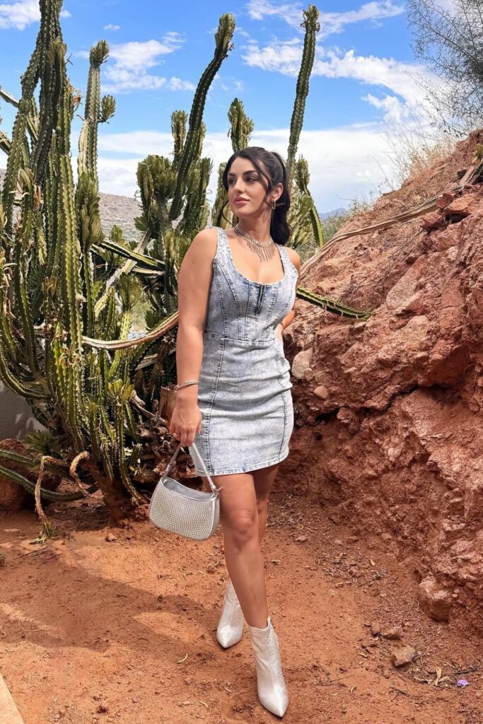 Denim with Metallic Accents