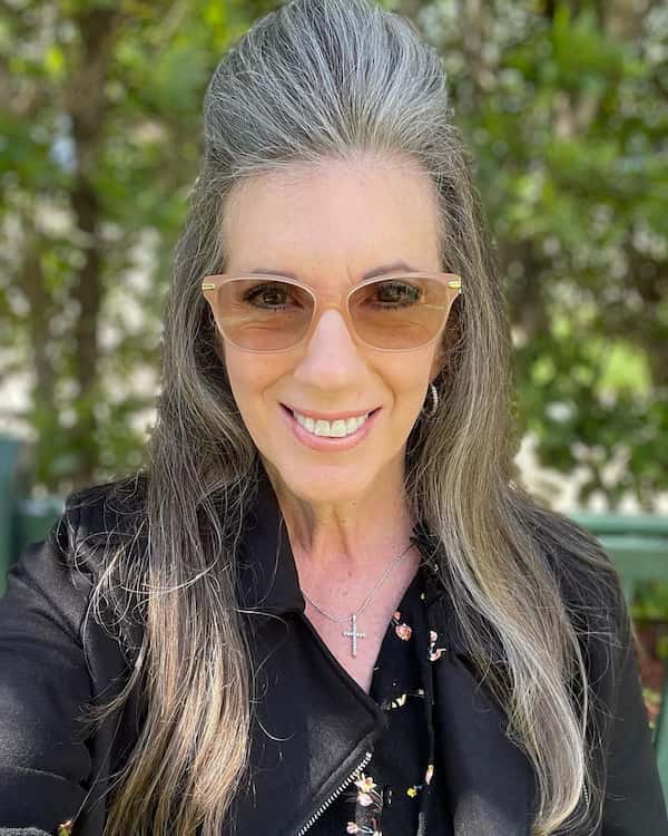 barbie-gray-half-up-half-down Barbie Gray Half Up Half Down