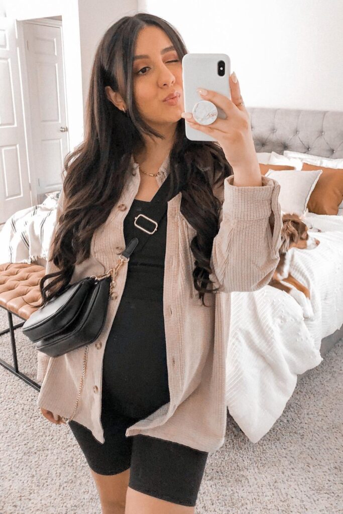 Corduroy Shirt and Tank Top