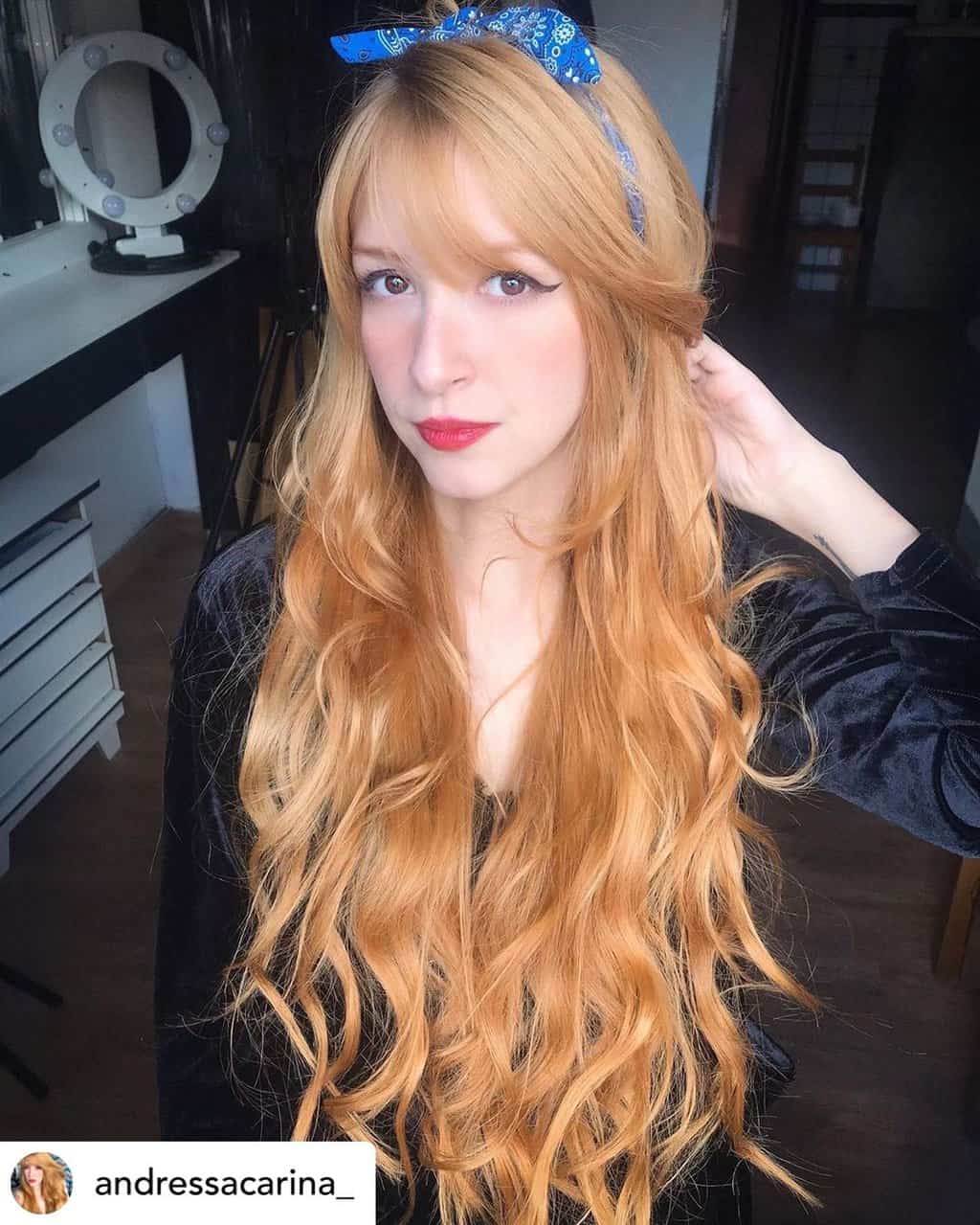 blonde-hair-color-10 Strawberry blonde hair color.