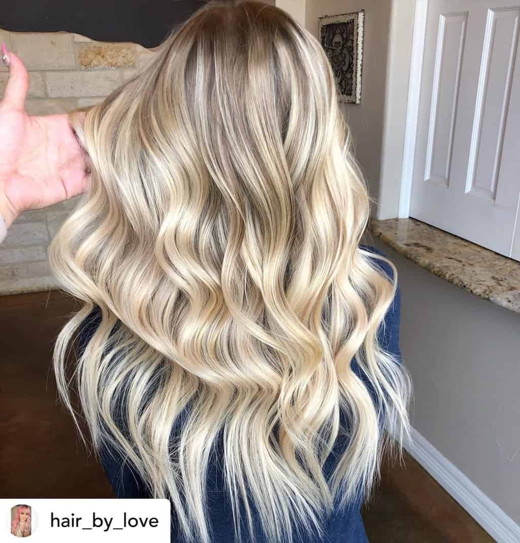 blonde-hair-color-19 Vanilla blonde hair color.