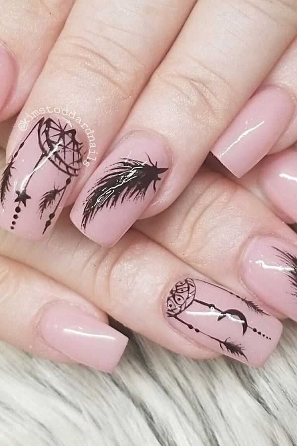 Bohemian Dreamcatcher Nails