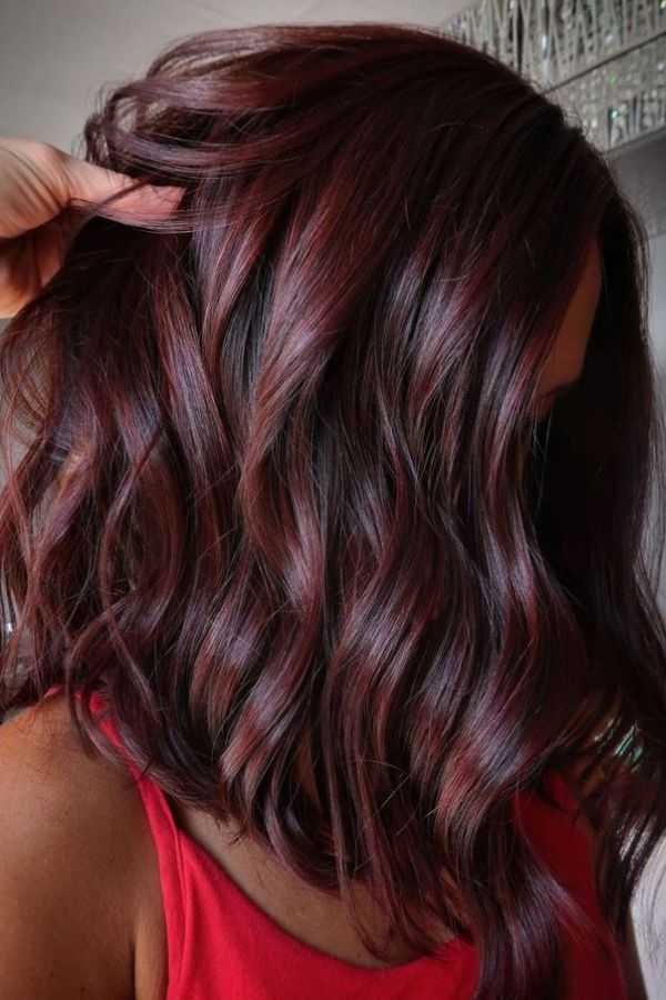 Bold Cherry Balayage