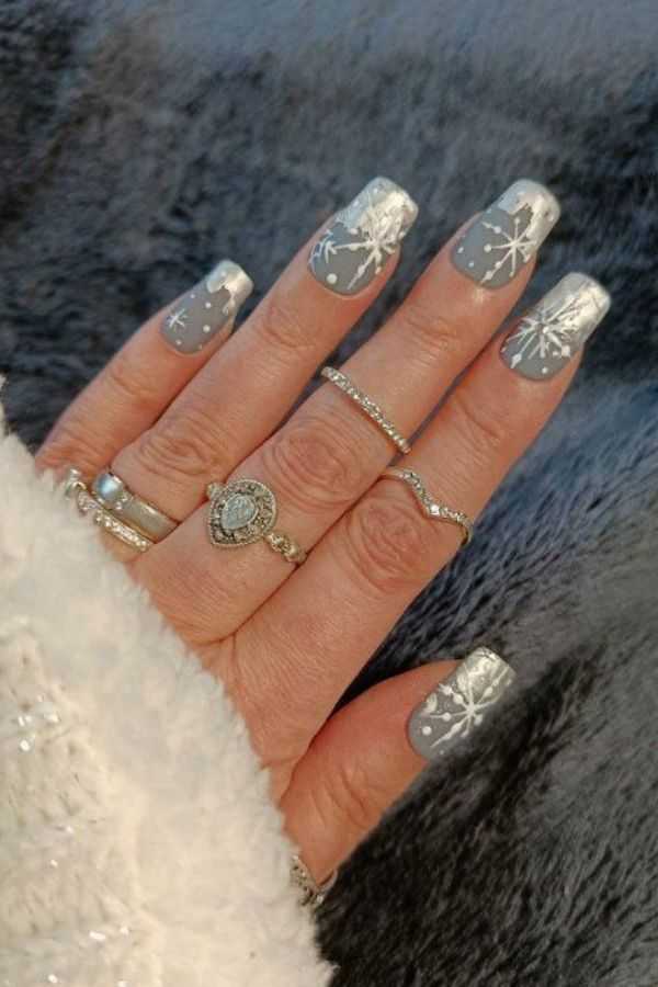 Charming Gray Winter Scenes