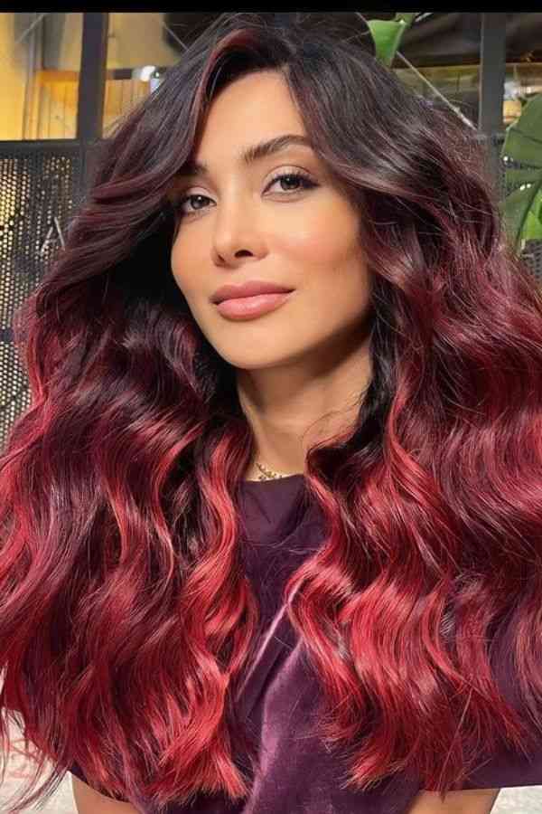 Cherry Wine Autumn Leaves