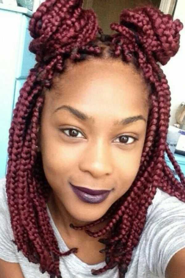 Cherry Wine Braided Crown