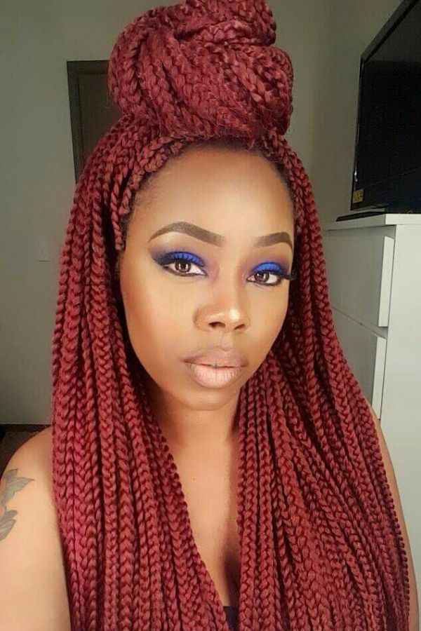 Cherry Wine Half-Up Twist