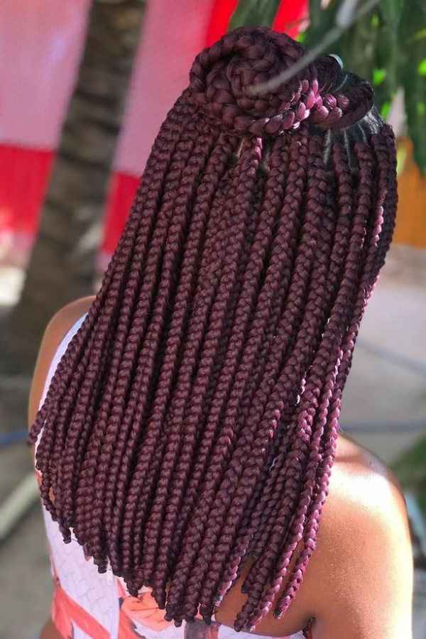 Cherry Wine Mermaid Braids
