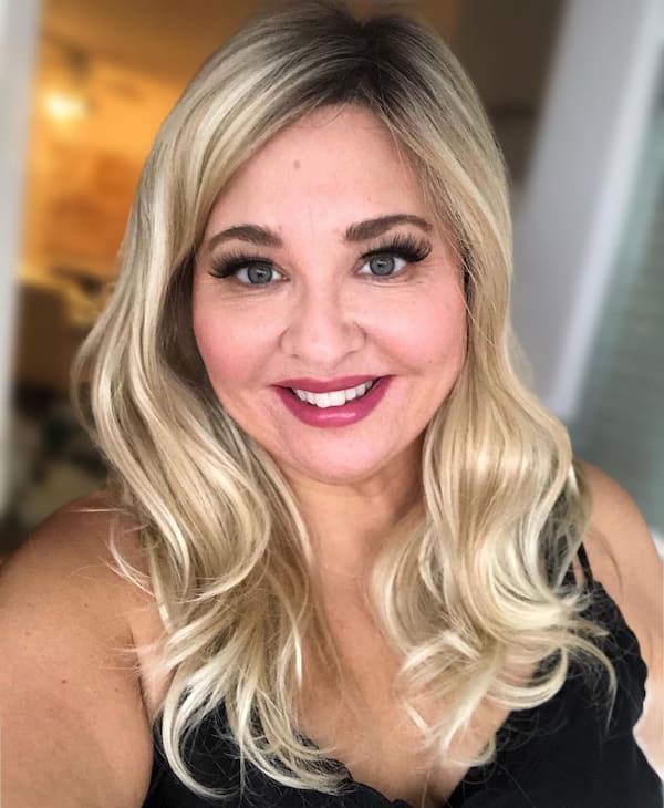 Chic Bold Blonde Haircut for Formal Events