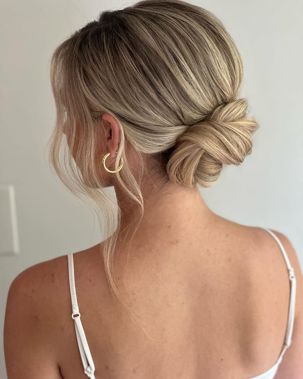 chignon-with-bangs