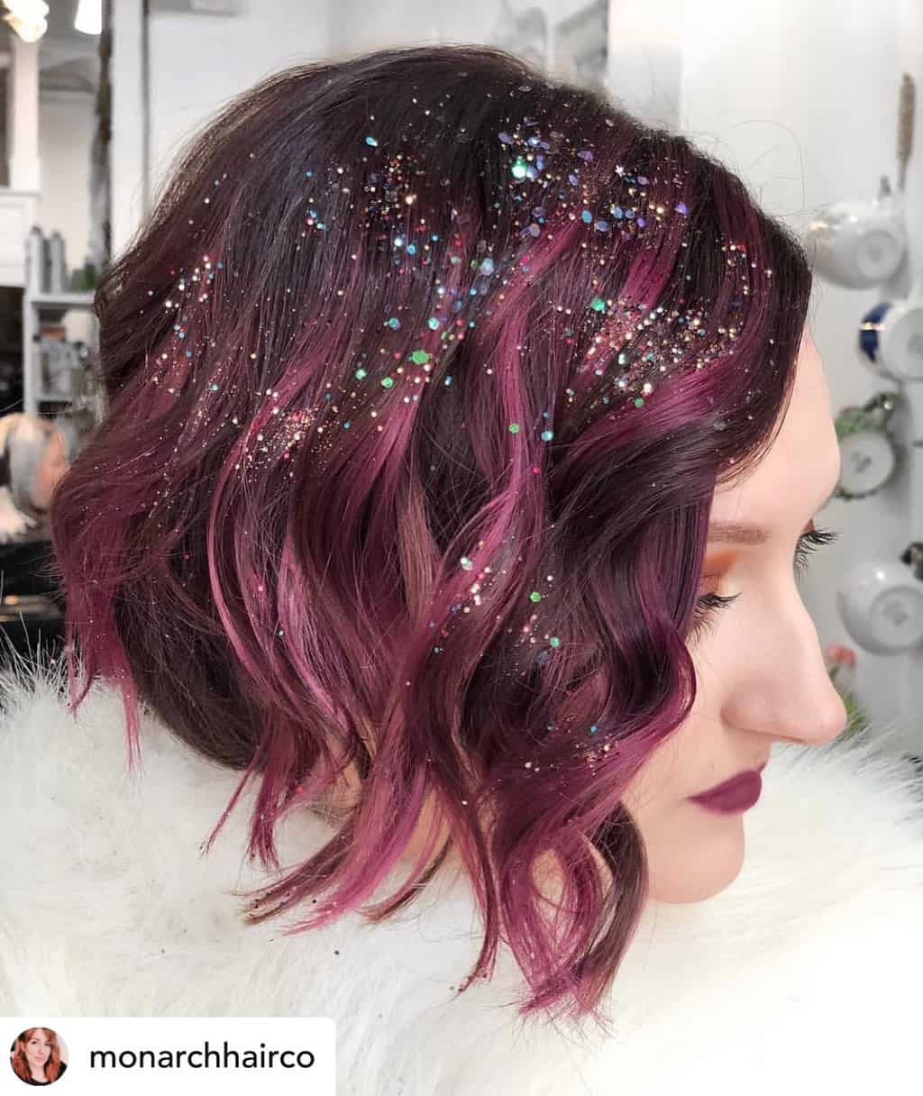 Sparkle hair is perfect for Christmas!