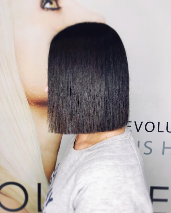 Classic Black Polished Bob