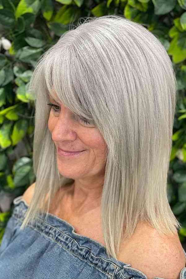 Classic Side-Swept Bangs