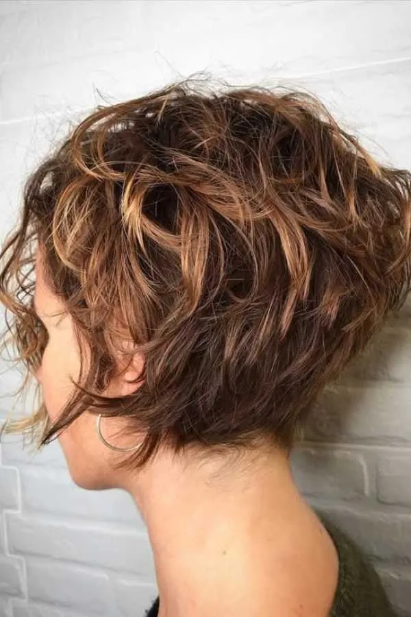 Curly Blunt Cut