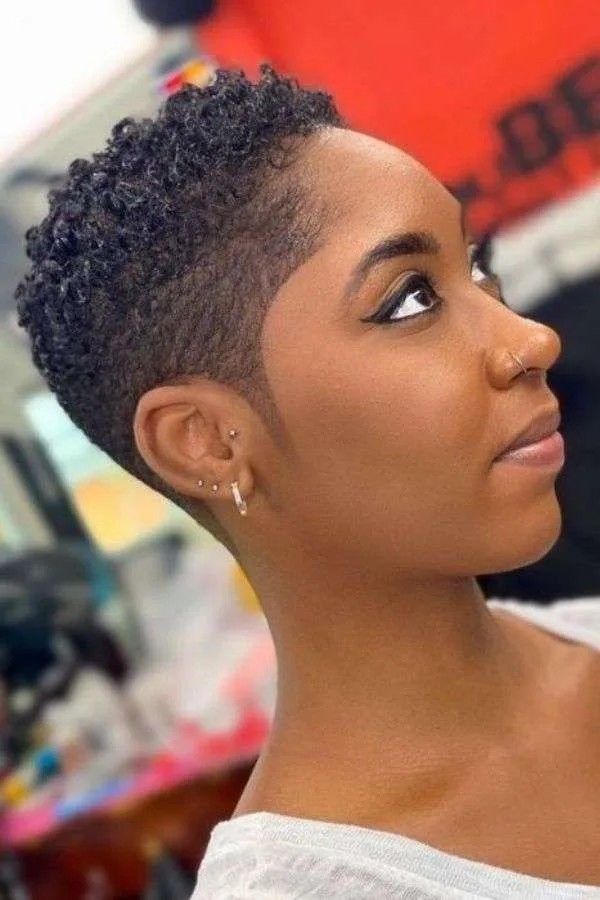 Curly Caesar with Fade