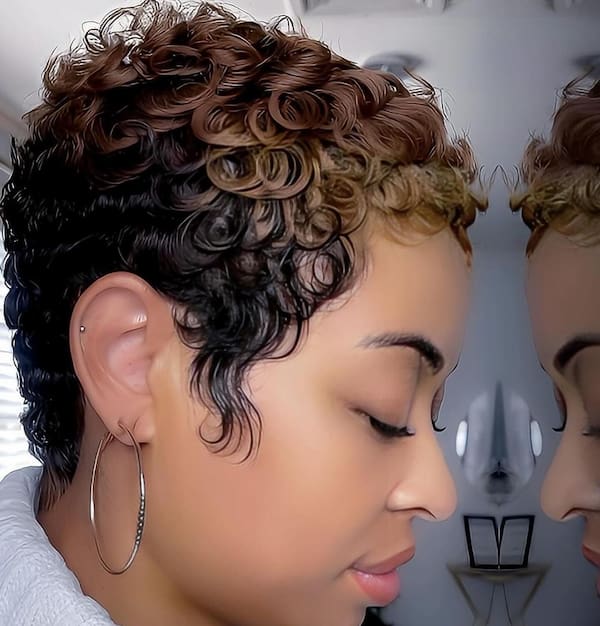 Curly Coil Haircut
