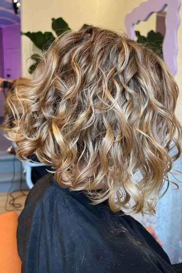 Curly Lob (Long Bob)