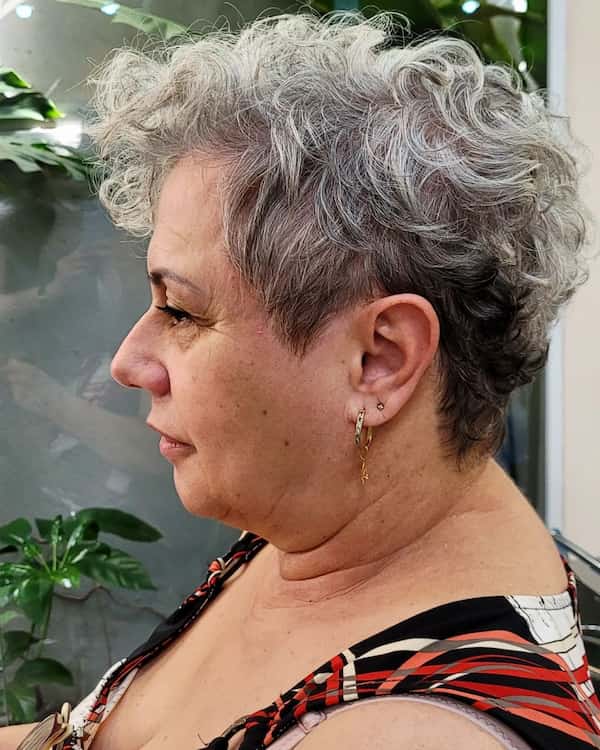 Curly Pixie Haircut