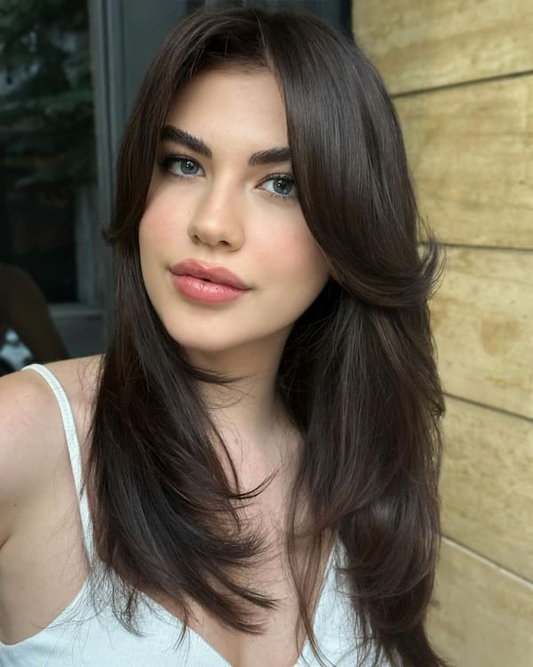 Cute Medium Length Butterfly Haircut