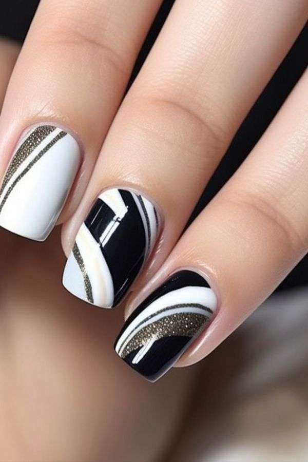 Elegant White & Black Contrast
