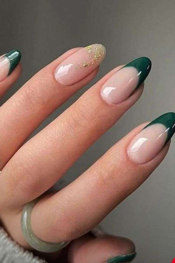 Emerald French Tips