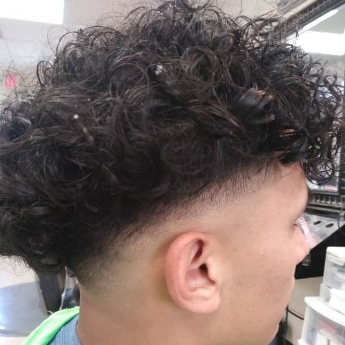 fauxhawk-for-curly-hair FAUXHAWK FOR CURLY HAIR