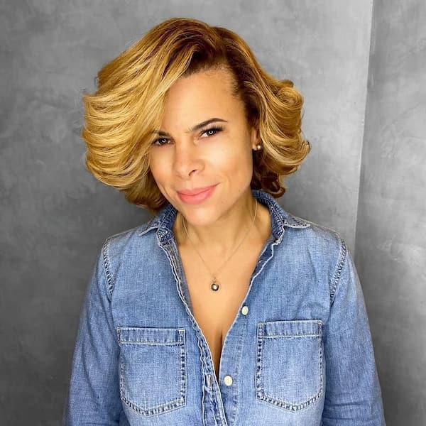 Feathered All Back Haircut