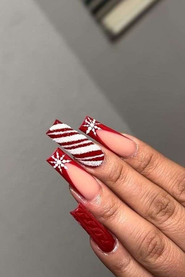 Festive Candy Cane Stripes