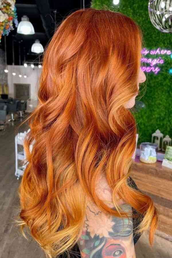 Flame-Kissed Tresses