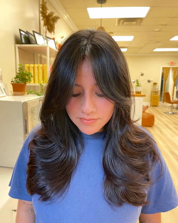 Fun Styled Butterfly Haircut