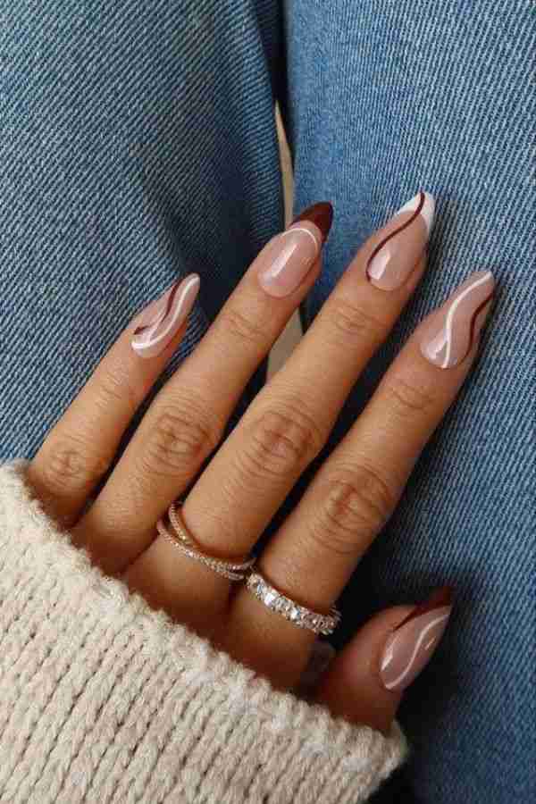 Geometric Cherry Mocha Magic