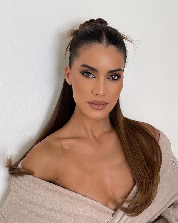 glam-half-up-half-down Glam Half Up Half Down