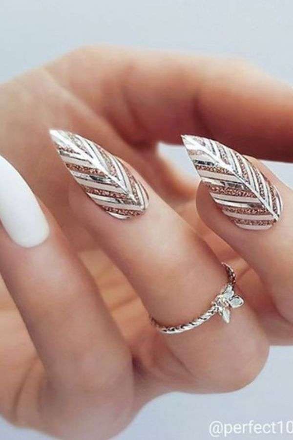 Glamorous White & Gold