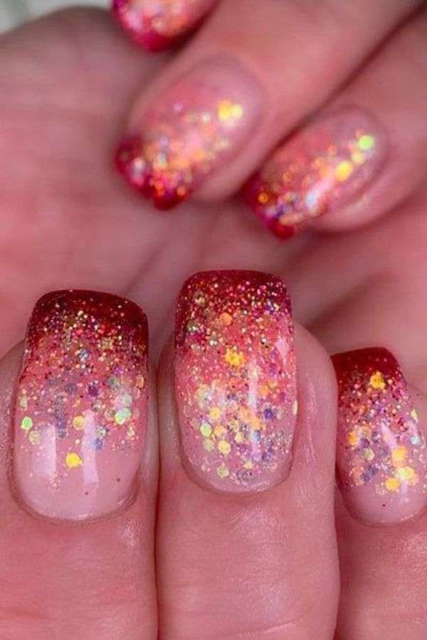 Glistening Glitter Gradient
