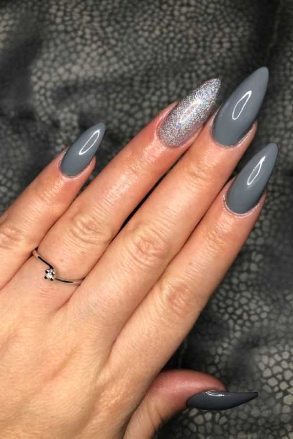 Glossy Gray Elegance