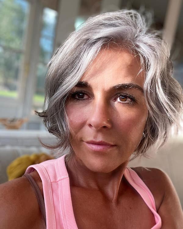 gray-shaggy-bob Gray Shaggy Bob