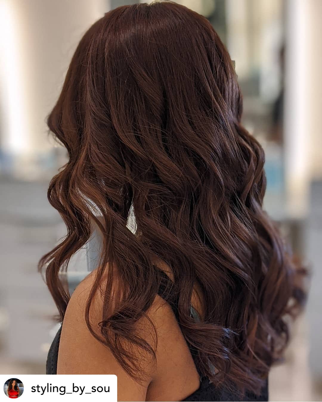 hair-color-ideas-for-brown-hair-8 Beautiful chocolate brown hair color.