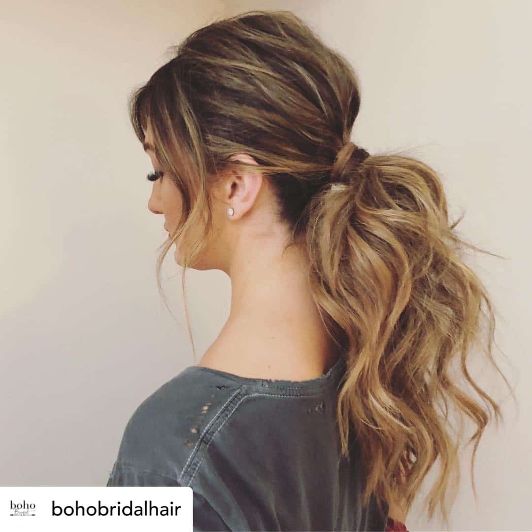 hairstyles-for-work-4 A low ponytail is the perfect hairstyle for work!