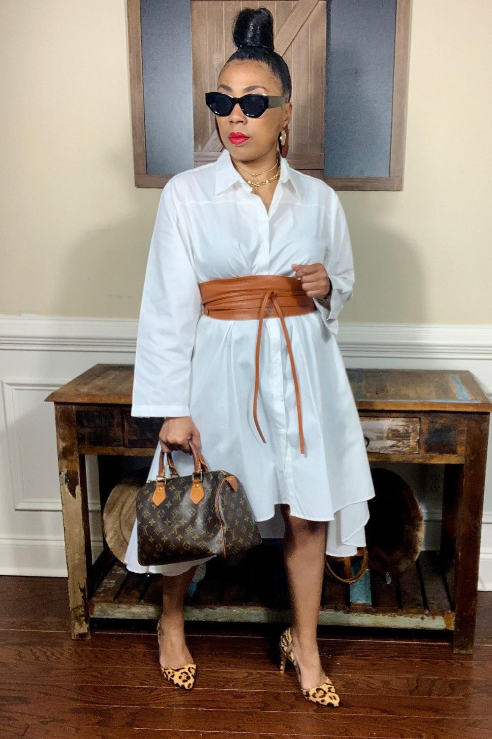 how-to-wear-a-white-button-down-shirt-18 White Shirt Dress