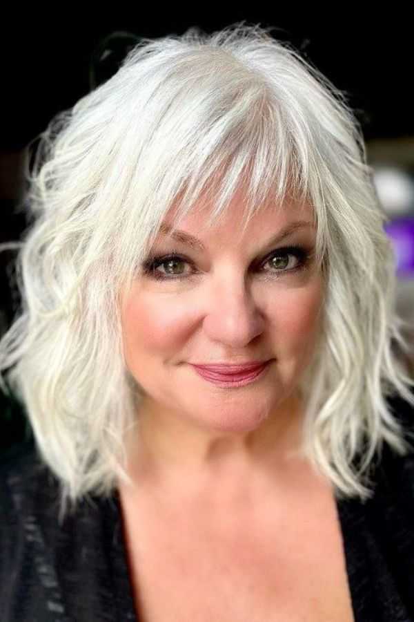 Layered Bangs with Texture